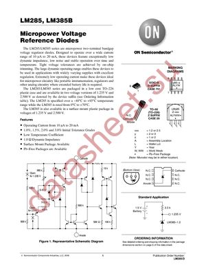 LM385BZ-2.5G datasheet  